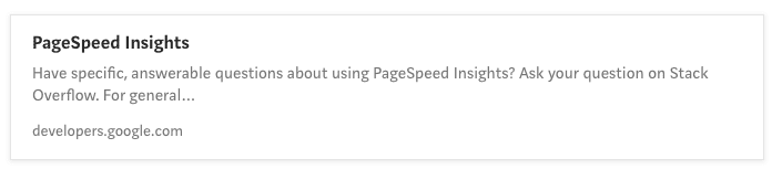 Website speed test